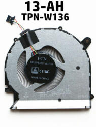 FCN HP ENVY 13-AH TPN-W136 series L19526-001 L19527-001 4 pin processzor/CPU hűtő/ventilátor/fan