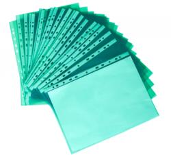 BLUERING Genotherm lefűzhető A4, 50 micron, 25 db/csomag, zöld (49933)