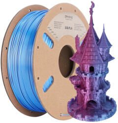 Eryone Silk PLA Dual Color selyemfényű rózsaszín és kék (rose red & blue) 3D nyomtató Filament 1.75mm, 1kg/tekercs