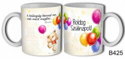 Bögre 3 dl - A boldogság. . . - Születésnapi bögre - Születésnapi ajándék