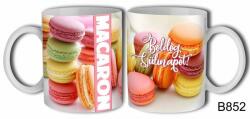 Bögre 3 dl - Boldog Szülinapot - Macaronos Bögre - Születésnapi ajándék