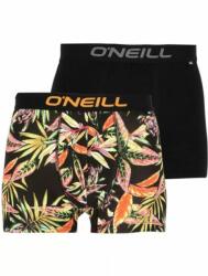 O'Neill Fehérnemű Men boxer ONeill tropical flower & plain 2-pack férfi
