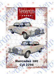  Veterán autós kirakó - Mercedes 300 (900717)