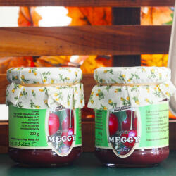  Papp natúr meggy lekvár - cukormentes, 200 g