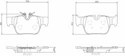 BREMBO fékbetétkészlet, tárcsafék BREMBO P 06 117 (P 06 117)