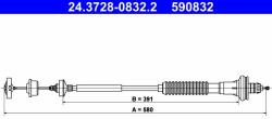 ATE huzal, kuplungműködtetés ATE 24.3728-0832.2 (24.3728-0832.2)