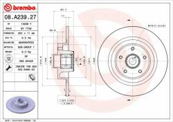 BREMBO Bre-08. A239.27 (08.a239.27)