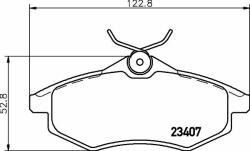 Hella Pagid fékbetétkészlet, tárcsafék HELLA PAGID 8DB 355 010-161