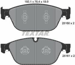 TEXTAR fékbetétkészlet, tárcsafék TEXTAR 2516002 (2516002)