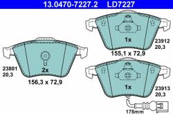 ATE fékbetétkészlet, tárcsafék ATE 13.0470-7227.2 (13.0470-7227.2)