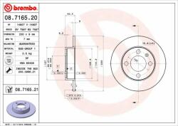 BREMBO féktárcsa BREMBO 08.7165. 21