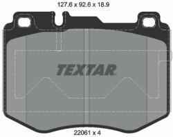 TEXTAR fékbetétkészlet, tárcsafék TEXTAR 2206101 (2206101)