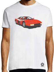 Magnolion Ferrari Testarossa rajz v8 póló