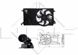 NRF ventilátor, motorhűtés NRF 47291 (47291)