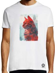 Magnolion Vörös cica BP v6 póló