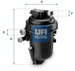 UFI Üzemanyagszűrő UFI 55.084. 00