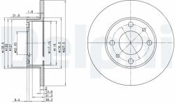 DELPHI Tarcza Ham. Pn Fiat Uno (bg2147)