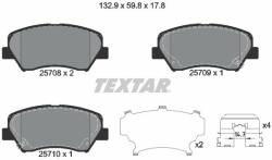 TEXTAR fékbetétkészlet, tárcsafék TEXTAR 2570801 (2570801)