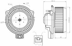 NRF Utastér-ventilátor NRF 34267 (34267)