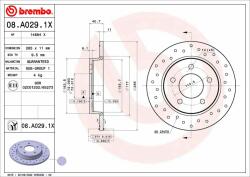 BREMBO féktárcsa BREMBO 08. A029.1X