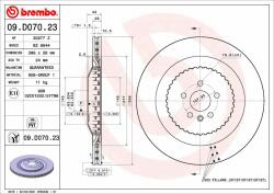 BREMBO féktárcsa BREMBO 09. D070.23 (09.D070.23)