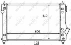 NRF hűtő, motorhűtés NRF 59054 (59054)