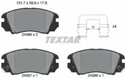 TEXTAR fékbetétkészlet, tárcsafék TEXTAR 2458601 (2458601)