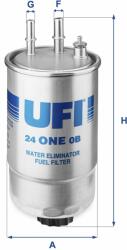 UFI Üzemanyagszűrő UFI 24. ONE. 0B