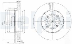 DELPHI Tarcza Ham. Honda Jazz (bg4148c)