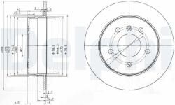 DELPHI Tarcza Ham. Mercedes A W168 (bg3710)