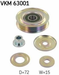 SKF Szíjtárcsa/vezetőgörgő, hosszbordás szíj SKF VKM 63001 (VKM 63001)