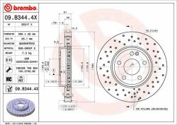 BREMBO Bre-09. B344.4x (09.b344.4x)