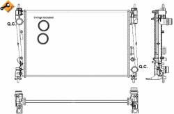 NRF hűtő, motorhűtés NRF 53017 (53017)