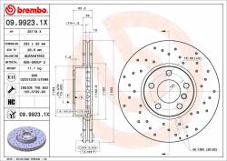 BREMBO féktárcsa BREMBO 09.9923. 1X (09.9923.1X)