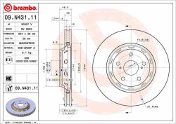 BREMBO féktárcsa BREMBO 09. N431.11 (09.N431.11)