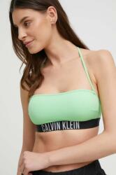Calvin Klein bikini felső zöld, enyhén merevített kosaras - zöld S - answear - 13 990 Ft