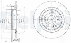 DELPHI féktárcsa DELPHI BG3795 (BG3795)