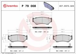 BREMBO BRE-P79008