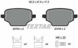 TEXTAR fékbetétkészlet, tárcsafék TEXTAR 2076401 (2076401)