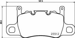 BREMBO fékbetétkészlet, tárcsafék BREMBO P 65 037 (P 65 037)