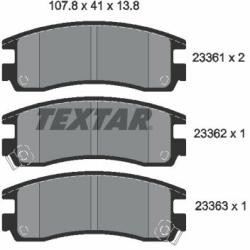 TEXTAR fékbetétkészlet, tárcsafék TEXTAR 2336101 (2336101)
