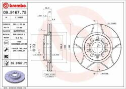 BREMBO Bre-09.9167. 75 (09.9167.75)