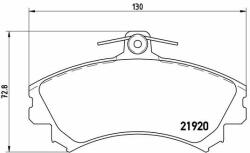 BREMBO fékbetétkészlet, tárcsafék BREMBO P 54 022 (P 54 022)