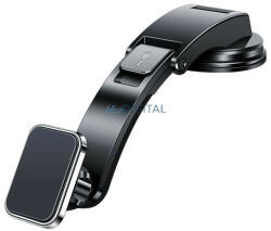  Autó tartó mágneses középkonzol F53-2 ezüst tok