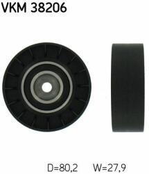 SKF Szíjtárcsa/vezetőgörgő, hosszbordás szíj SKF VKM 38206 (VKM 38206)