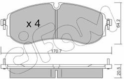 CIFAM fékbetétkészlet, tárcsafék CIFAM 822-1263-0