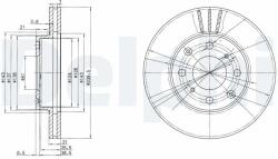 DELPHI Tarcza Ham. Honda Civic (bg2673)