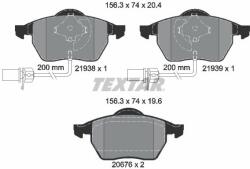 TEXTAR fékbetétkészlet, tárcsafék TEXTAR 2193801 (2193801)