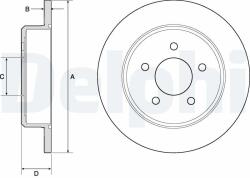 DELPHI Tarcza Ham. Chrysler Voyager (bg3739)