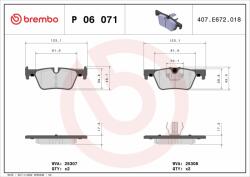 BREMBO Bre-p06071 (p 06 071)